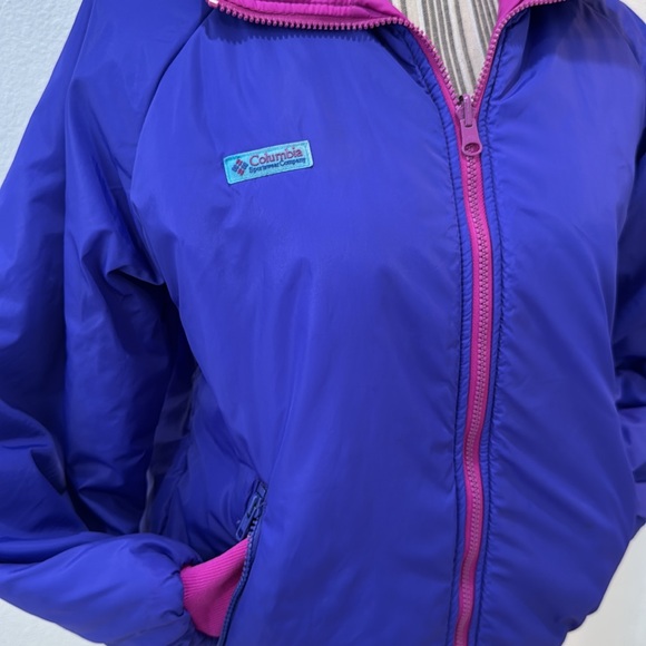 Columbia Double Sided Puffer Jacket Large - Picture 4 of 7